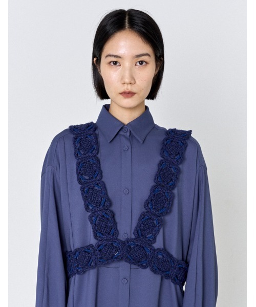 RUMCHE（ラムシェ）の「"ORIGAMI" Harness / ORIGAMIハーネス（その他トップス・レディース・ネイビー・FREE）」の7枚目の写真