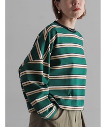 FIL DE FER | マルチカラーボーダー　ワイドショートP/O(Tシャツ/カットソー)