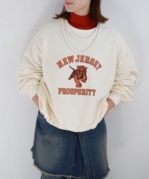 cepo（セポ）の「変形裏毛アニマルロゴドロストプルオーバー（スウェット）」