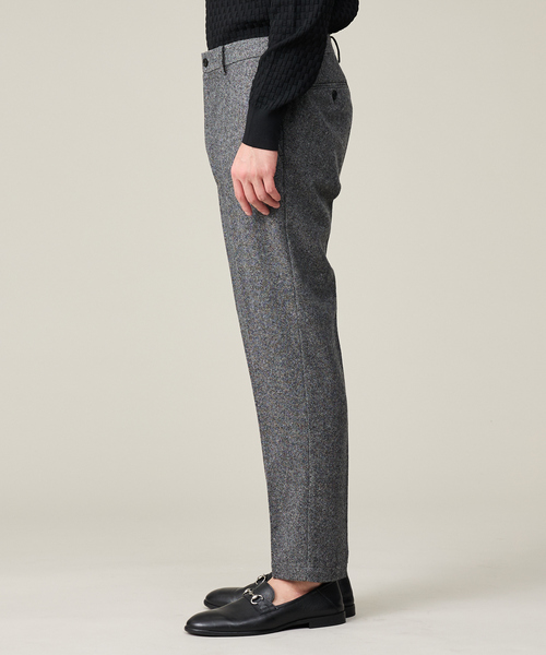 ABAHOUSE GRAY（アバハウスグレイ）の「【カシミヤブレンド】ウール ツイルスラックス / セットアップ対応（スラックス・メンズ・ブラック/ネイビー/グレー/ライトベージュ・44/46/48/50）」の21枚目の写真