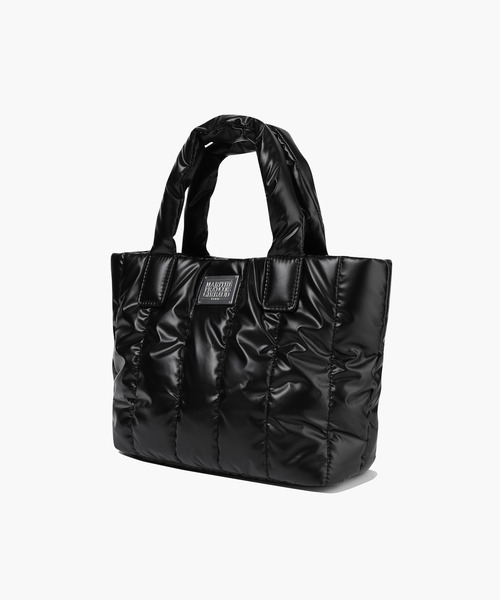 MARITHE + FRANCOIS GIRBAUD(マリテフランソワジルボー)の「CLASSIC LOGO MATT METALLIC PADDING BAG(ハンドバッグ・レディース・グレー/アイボリー/Black・フリー)」の7枚目の写真