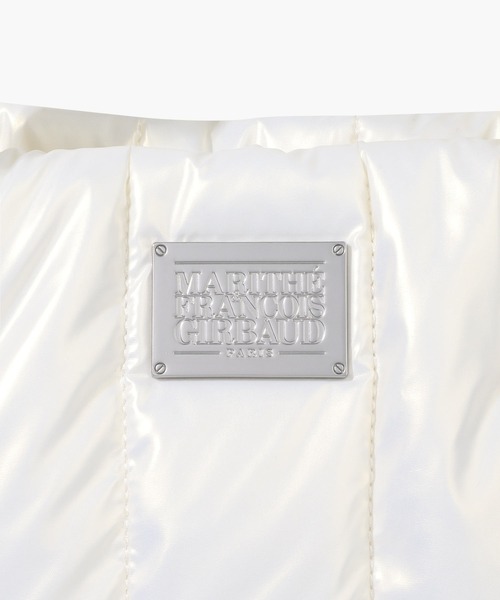 MARITHE + FRANCOIS GIRBAUD(マリテフランソワジルボー)の「CLASSIC LOGO MATT METALLIC PADDING BAG(ハンドバッグ・レディース・グレー/アイボリー/Black・フリー)」の16枚目の写真