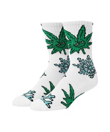 HUF | GREEN BUDDY SNOWFLAKES SOCKS(ソックス/靴下)