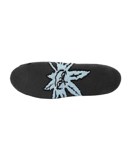 HUF(ハフ)の「GREEN BUDDY SNOWFLAKES SOCKS(ソックス/靴下・メンズ・ホワイト/ブラック・O/S)」の4枚目の写真