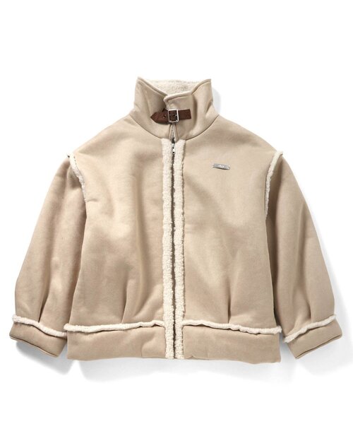 algy(アルジー)の「ムートンブルゾン(ムートンコート・キッズ・ブラウン/ベージュ・SMALL/MEDIUM/X-SMALL/XX-SMALL)」の20枚目の写真