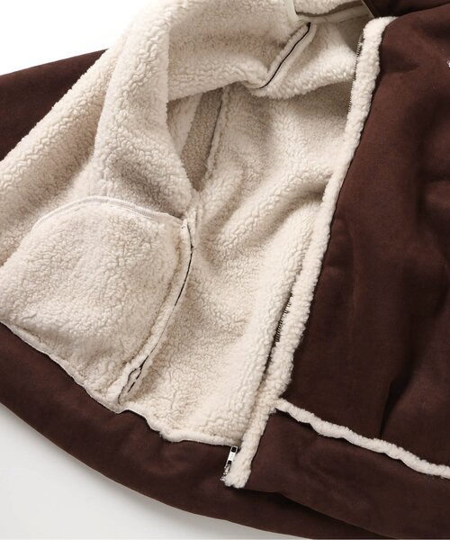 algy(アルジー)の「ムートンブルゾン(ムートンコート・キッズ・ブラウン/ベージュ・SMALL/MEDIUM/X-SMALL/XX-SMALL)」の7枚目の写真