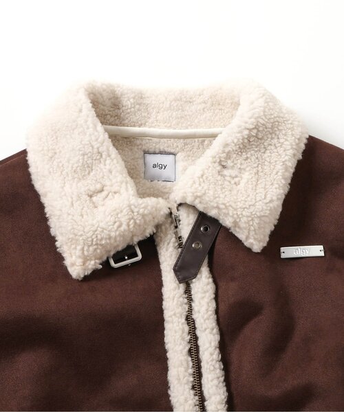 algy(アルジー)の「ムートンブルゾン(ムートンコート・キッズ・ブラウン/ベージュ・SMALL/MEDIUM/X-SMALL/XX-SMALL)」の13枚目の写真