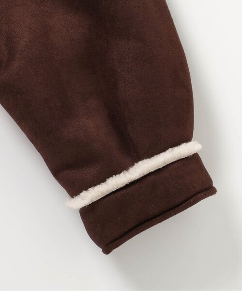 algy(アルジー)の「ムートンブルゾン(ムートンコート・キッズ・ブラウン/ベージュ・SMALL/MEDIUM/X-SMALL/XX-SMALL)」の4枚目の写真