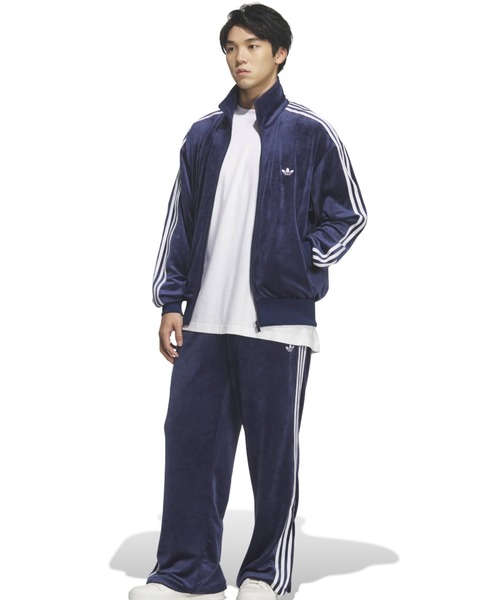 adidas（アディダス）の「adidas FB TT VELOUR / アディダス ファイヤーバード トラックトップ ベロア（その他アウター・メンズ・ネイビー・M/S/XXL/XL/L）」の12枚目の写真