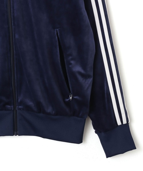 adidas（アディダス）の「adidas FB TT VELOUR / アディダス ファイヤーバード トラックトップ ベロア（その他アウター・メンズ・ネイビー・M/S/XXL/XL/L）」の7枚目の写真