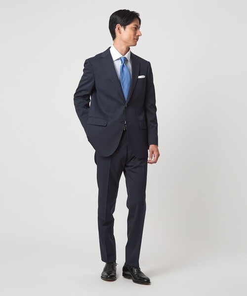 green label relaxing(グリーンレーベルリラクシング)の「コットン シャドーストライプ クレリック ワイドカラー ドレスシャツ -イージーアイロン-(ビジネスシャツ・メンズ・ホワイト/ライトブルー・43cm/42cm/41cm/40cm/39cm/38cm/37cm)」の15枚目の写真