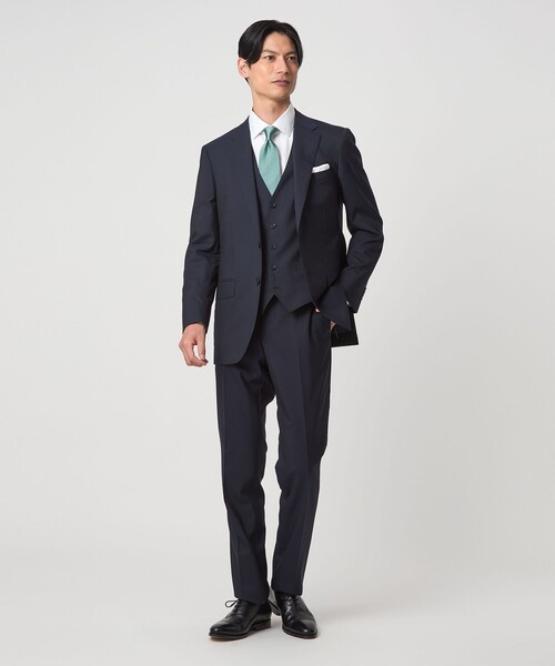 green label relaxing(グリーンレーベルリラクシング)の「コットン シャドーストライプ クレリック ワイドカラー ドレスシャツ -イージーアイロン-(ビジネスシャツ・メンズ・ホワイト/ライトブルー・43cm/42cm/41cm/40cm/39cm/38cm/37cm)」の9枚目の写真