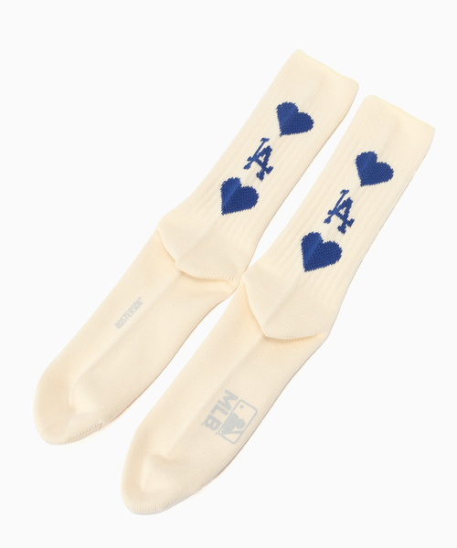 ROSTER SOX（ロスターソックス）の「TAMANIWA MLB SOX heart（ソックス/靴下・メンズ・ブラック/ホワイト・FREE）」の4枚目の写真