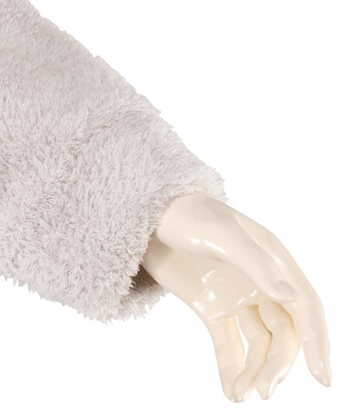 northerly（ノーザリー）の「【fuwamoko home northerly】ふわもこロングカーデ（ガウン/バスローブ・レディース・ブラウン/グレー/ホワイト・M-L）」の12枚目の写真