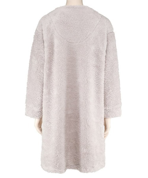 northerly（ノーザリー）の「【fuwamoko home northerly】ふわもこロングカーデ（ガウン/バスローブ・レディース・ブラウン/グレー/ホワイト・M-L）」の14枚目の写真