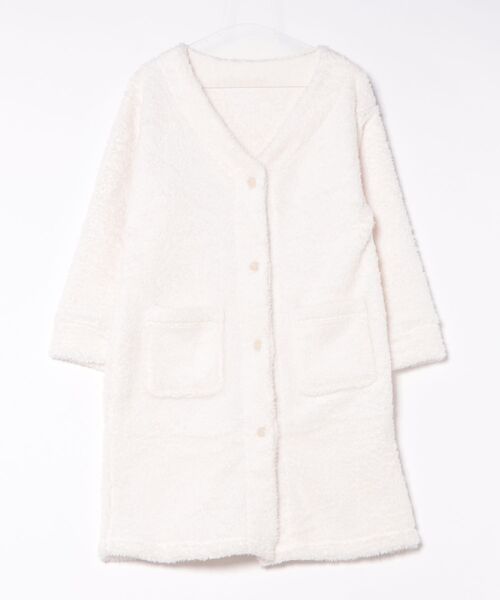 northerly（ノーザリー）の「【fuwamoko home northerly】ふわもこロングカーデ（ガウン/バスローブ・レディース・ブラウン/グレー/ホワイト・M-L）」の16枚目の写真
