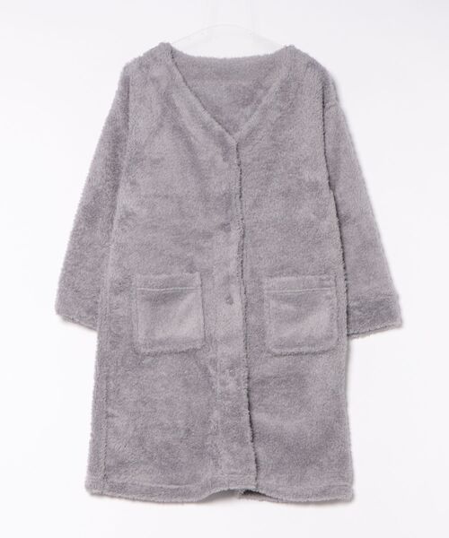northerly（ノーザリー）の「【fuwamoko home northerly】ふわもこロングカーデ（ガウン/バスローブ・レディース・ブラウン/グレー/ホワイト・M-L）」の17枚目の写真