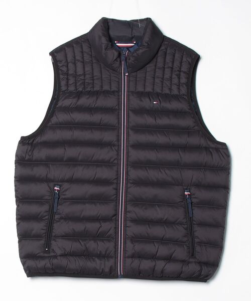 TOMMY HILFIGER（トミーヒルフィガー）の「TOMMY HILFIGER トミーヒルフィガー キルティング 中綿 ベスト（ダウンベスト・メンズ・ネイビー/チャコール/ブラック・MEDIUM/LARGE/SMALL/X-LARGE）」の15枚目の写真