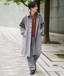 a.v.v（アーヴェヴェ）の「ワイドシルエットステンカラーコート（ステンカラーコート）」