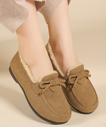 SallyLunn（サリーラン）の「ボアモカシンシューズ（モカシン/デッキシューズ）」