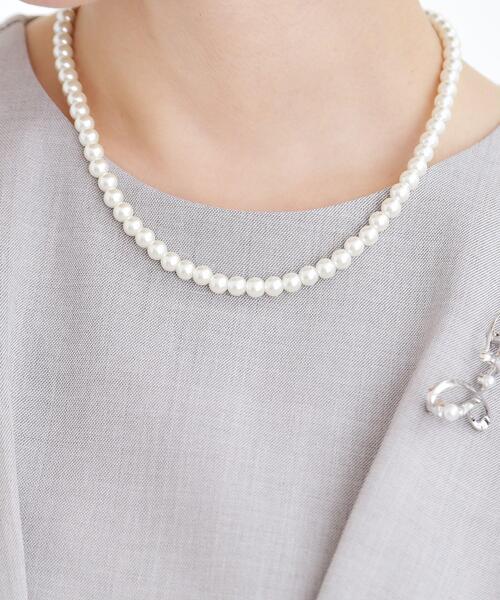 grove(グローブ)の「マグネットガラスパールネックレス(ネックレス・レディース・シルバー/ゴールド・00)」の7枚目の写真