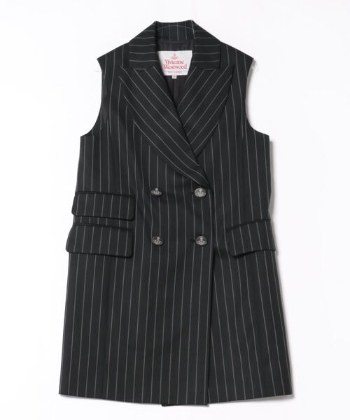 Vivienne Westwood(ヴィヴィアンウエストウッド)の「ウールギャバジレ(その他アウター・レディース・ブラック系その他/ブラック・FREE)」の2枚目の写真