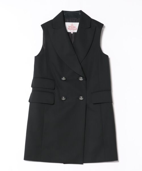 Vivienne Westwood(ヴィヴィアンウエストウッド)の「ウールギャバジレ(その他アウター・レディース・ブラック系その他/ブラック・FREE)」の1枚目の写真