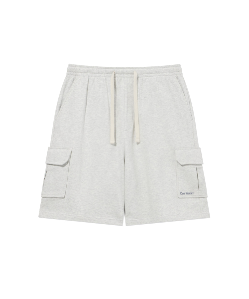 COVERNAT（カバーナット）の「レギュラーアセンティックスウェットカーゴショーツ Heather Gray（その他パンツ・レディース・その他・LARGE/MEDIUM/SMALL/X-SMALL/X-LARGE/XX-LARGE）」の2枚目の写真