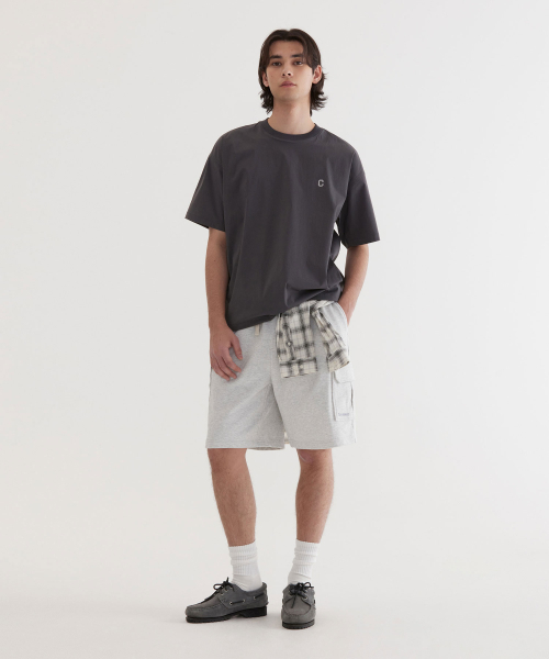 COVERNAT（カバーナット）の「レギュラーアセンティックスウェットカーゴショーツ Heather Gray（その他パンツ・レディース・その他・LARGE/MEDIUM/SMALL/X-SMALL/X-LARGE/XX-LARGE）」の4枚目の写真