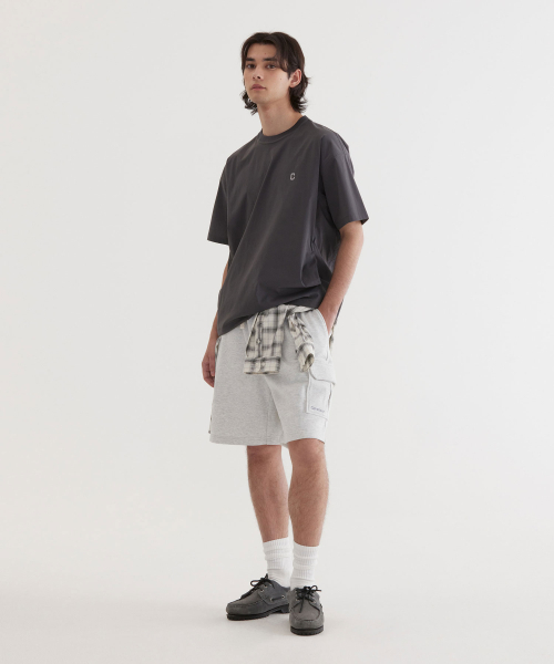 COVERNAT（カバーナット）の「レギュラーアセンティックスウェットカーゴショーツ Heather Gray（その他パンツ・レディース・その他・LARGE/MEDIUM/SMALL/X-SMALL/X-LARGE/XX-LARGE）」の5枚目の写真