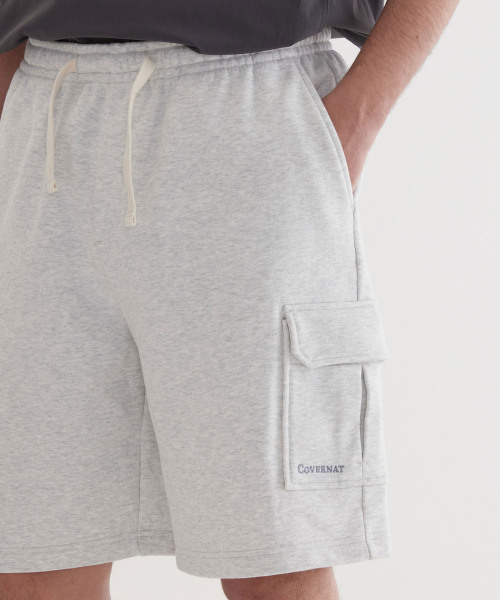 COVERNAT（カバーナット）の「レギュラーアセンティックスウェットカーゴショーツ Heather Gray（その他パンツ・レディース・その他・LARGE/MEDIUM/SMALL/X-SMALL/X-LARGE/XX-LARGE）」の7枚目の写真