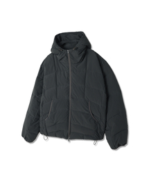 And Again（アンドアゲイン）の「エッセンシャルライトフードパファー (グレー)（MA-1）」