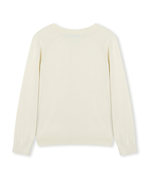 BESLOW(ビースロー)の「CREW NECK RELAXED SHORT CARDIGAN IVORY(カーディガン/ボレロ・メンズ・その他・MEDIUM/LARGE/X-LARGE/SMALL)」の7枚目の写真