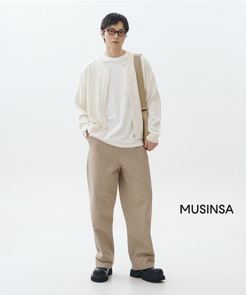BESLOW(ビースロー)の「CREW NECK RELAXED SHORT CARDIGAN IVORY(カーディガン/ボレロ・メンズ・その他・MEDIUM/LARGE/X-LARGE/SMALL)」の9枚目の写真