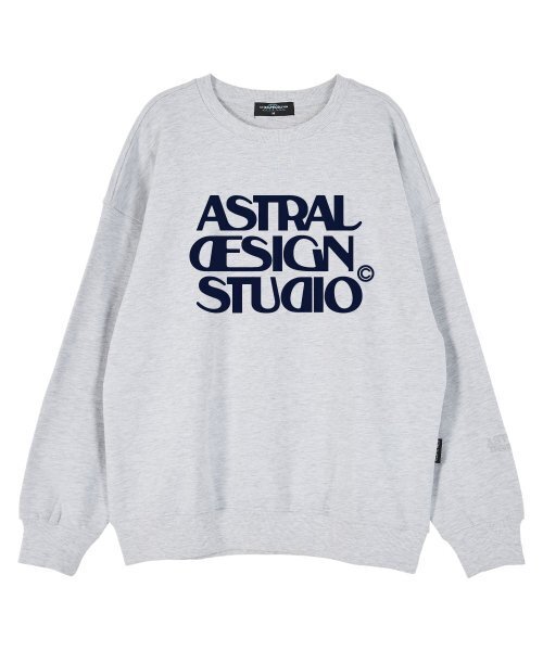 ASTRAL PROJECTION（アストラルプロジェクション）の「アストラルデザインスタジオ オーバーサイズドロップショルダースウェット_ホワイトメランジ（スウェット・メンズ・その他・X-LARGE/XX-LARGE/LARGE）」の2枚目の写真