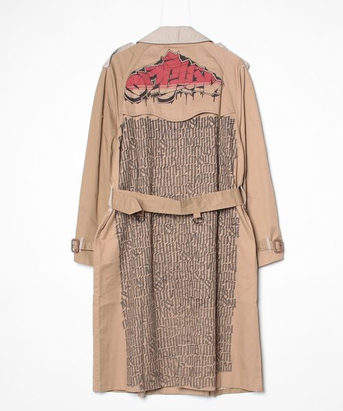 Children of the discordance（チルドレン オブ ザ ディスコ-ダンス）の「Children of the discordance / VINTAGE TRENCH COAT GRAFITTI 2 / COTDCO-710（トレンチコート・メンズ・ベージュ・1）」の2枚目の写真