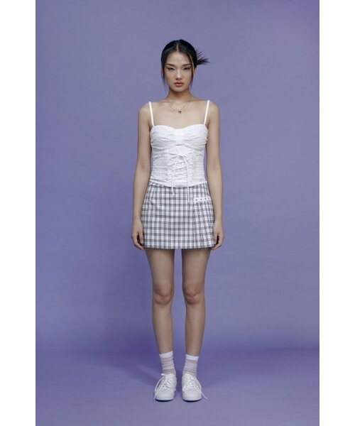 CAPRICIEUX(カプリシュー)の「Cynthia skirt_check(スカート・レディース・その他・FREE)」の1枚目の写真