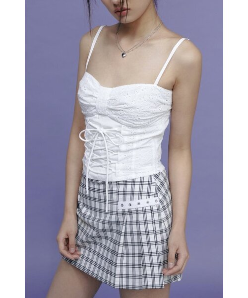 CAPRICIEUX(カプリシュー)の「Cynthia skirt_check(スカート・レディース・その他・FREE)」の2枚目の写真