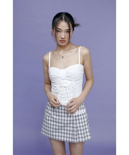 CAPRICIEUX(カプリシュー)の「Cynthia skirt_check(スカート・レディース・その他・FREE)」の4枚目の写真