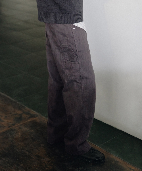 BLANKROOM(ブランクルーム)の「カーペンターパンツ_GRAYISH PURPLE(その他パンツ・メンズ・その他・1/2/3)」の6枚目の写真