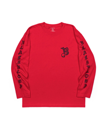 ビビディスケッチロゴ長袖Tシャツ(レッド)
