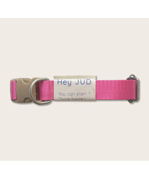 HEYJUD（ヘイジュード）の「JUDカラー ジュード首輪 (セラマゼンタ)（リード/ハーネス/首輪）」
