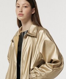 MATCHGLOBE（マッチグローブ）の「レザージャンパー (ゴールド)（ライダースジャケット）」