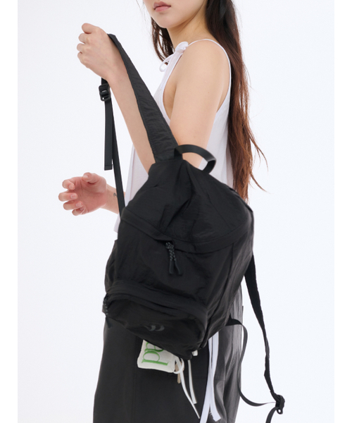 Salad bowls（サラダボール）の「501 LIP NYLON BACKPACK [BLACK]（バックパック/リュック・レディース・ブラック・FREE）」の9枚目の写真