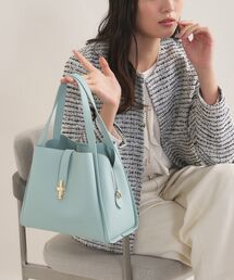 INDIVI（インディヴィ）の「【合皮／ミドルサイズ】春カラーフォルムバッグ（ハンドバッグ）」