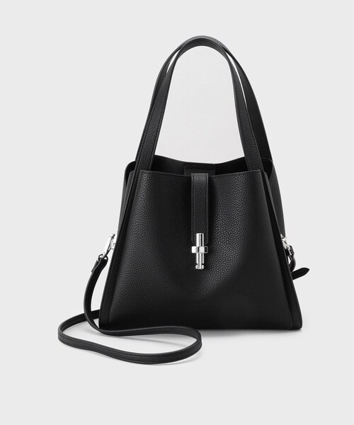 INDIVI（インディヴィ）の「【合皮／ミドルサイズ】春カラーフォルムバッグ（ハンドバッグ・レディース・ライトグリーン/ネイビー/ベージュ/ブラック・00）」の20枚目の写真