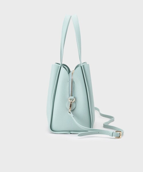 INDIVI（インディヴィ）の「【合皮／ミドルサイズ】春カラーフォルムバッグ（ハンドバッグ・レディース・ライトグリーン/ネイビー/ベージュ/ブラック・00）」の16枚目の写真