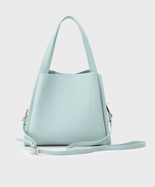 INDIVI（インディヴィ）の「【合皮／ミドルサイズ】春カラーフォルムバッグ（ハンドバッグ・レディース・ライトグリーン/ネイビー/ベージュ/ブラック・00）」の15枚目の写真