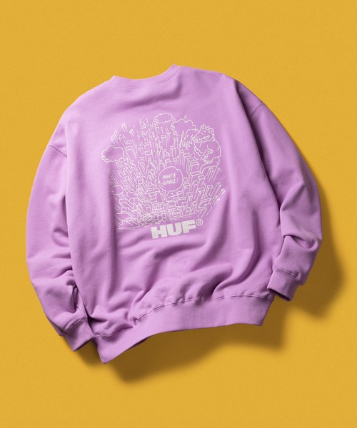 WHAT A JUNGLE CREW（スウェット）｜HUF（ハフ）のファッション通販