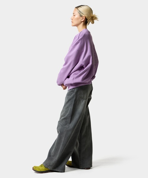 HUF（ハフ）の「WHAT A JUNGLE CREW（スウェット・メンズ・アッシュ/ライラック/ブラック・XXL/XL/L/M/S）」の17枚目の写真